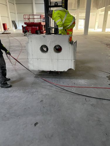Kernbohrung Beton für architektonische Umgestaltungen